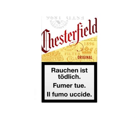 Chesterfield Original Box Cigarette Online Smoke Way