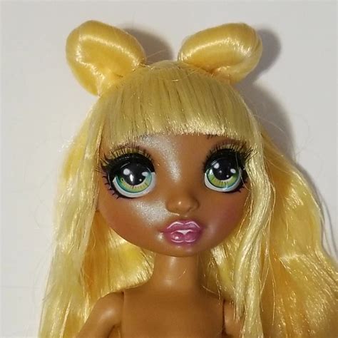 RAINBOW HIGH SERIES Sunny Madison Nude Articulated Fashion Doll Yellow Hair PicClick UK
