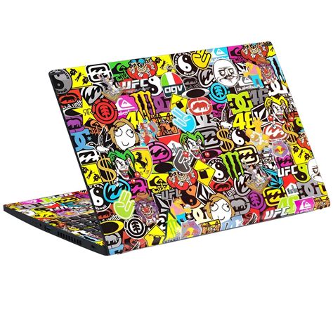 Shop Monster Sticker Bomb Laptop Skin for Acer | Buy Online Now ...