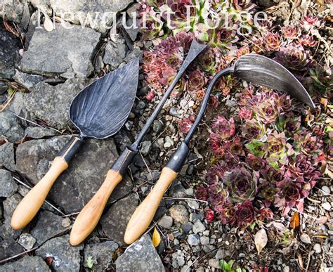 Hand Forged Garden Tool T Set 3 Tool Set Newquist Forge