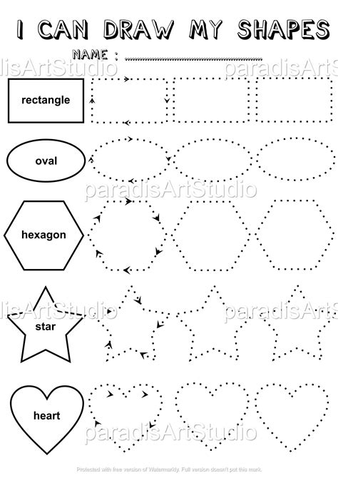 Shape Tracing Worksheets To Download Shape Tracing 539