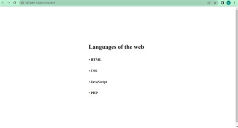 Dot Symbol – Bullet Point in HTML Unicode