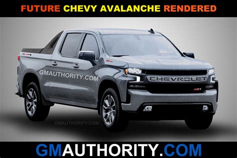 New Renderings Imagine A New Chevy Avalanche Gm Authority