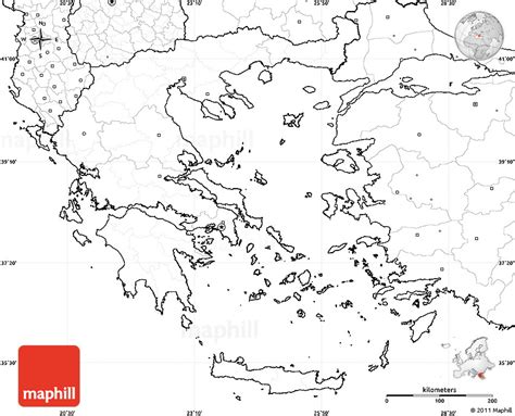 Blank Map Of Ancient Greece Printable