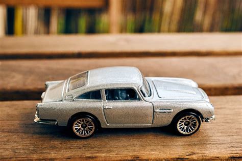 POZNAN POLAND Oct Hot Wheels Aston Martin Toy Car Stock Image Image Of Mattel