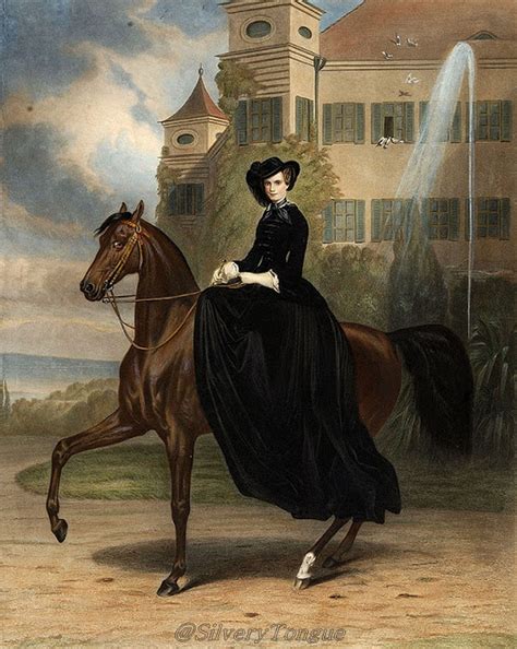 Empress Elisabeth Of Austria By A Fleischmann After A Painting By Carl