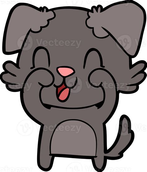 Laughing Cartoon Dog 40265746 Png