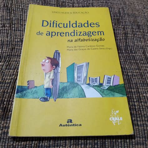 Livro Dificuldades de Aprendizagem na Alfabetização 5 B Shopee Brasil