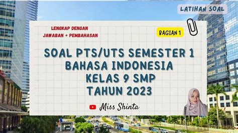 10 Soal And Kunci Jawaban Uts Pts Bahasa Indonesia Kelas 9 Smp Kurikulum 2013 Konjungsi Yang