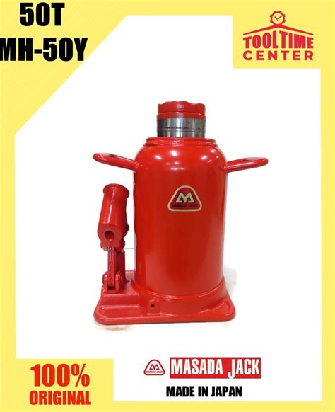 Masada Tons Heavy Duty Bottle Type Hydraulic Jack Made In Japan