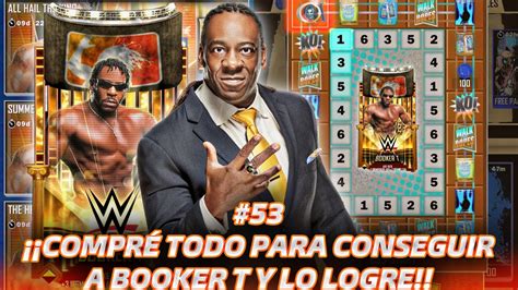 WWE SUPERCARD 53 NUEVA CARTA DE BOOKER T JUGUÉ WALK THE ROPES Y FUE