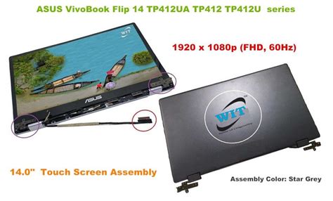 Touchscreen With Complete Display Assembly For 14 0 Inch Asus Vivobook Flip 14 Tp412 Tp412u