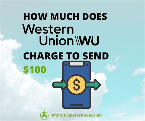 How Much Does Western Union Charge To Send Western Union