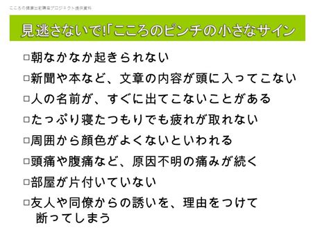 青年期のメンタルヘルス 日本精神科看護技術協会 県支部 （所属施設） （氏名） 1 こころの健康出前講座プロジェクト提供資料 Ppt