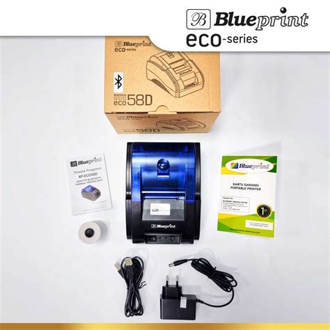 Blueprint Printer Bluetooth Thermal Kasir Eco D Usb Bt Rj