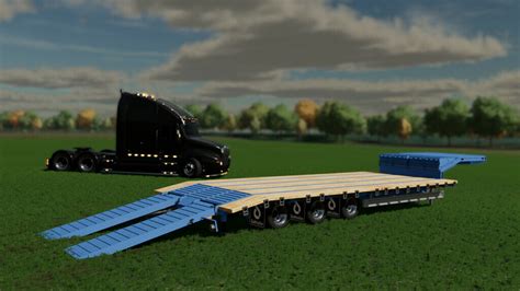 LS22 Tieflader Galtrailer v 1 0 Sonstige Anhänger Mod für