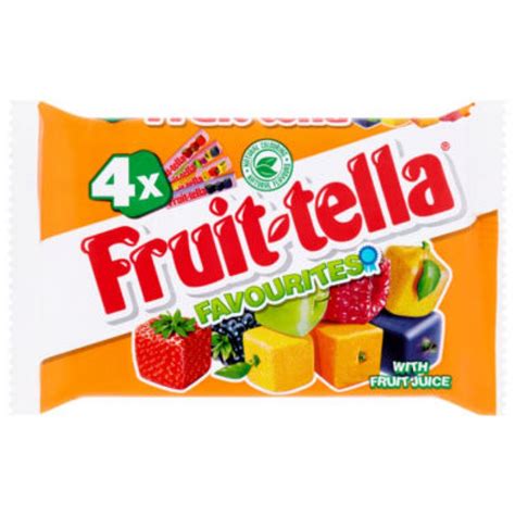 Fruitella Favourites 4 X 41g Multipack Summer Fruits Blackcurrant Strawberry Ebay