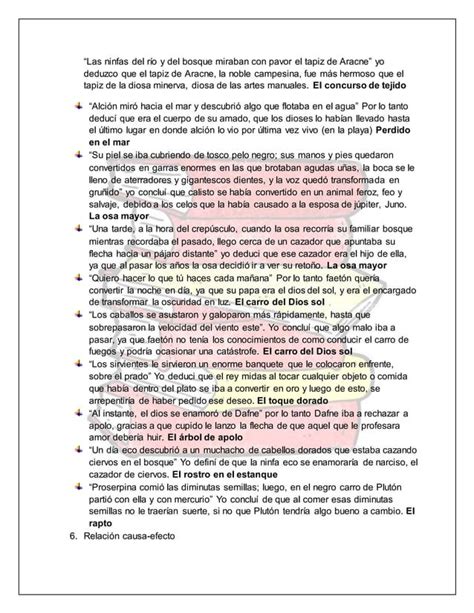 Analisis Literario Plan Lector Mitos Griegos Pdf