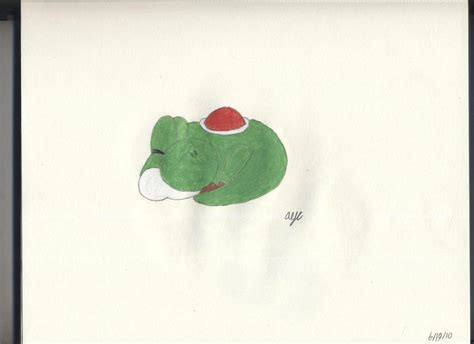 Yoshi Sleeping by Yoshi-Pro9414 on DeviantArt