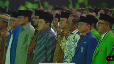 Jokowi Dan Menteri Hadir Di Puncak Harlah Ke 50 PPP