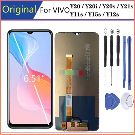 Original LCD 6 51 Inch For VIVO Y20 Y20i Y20s Y21s Display In Mobile