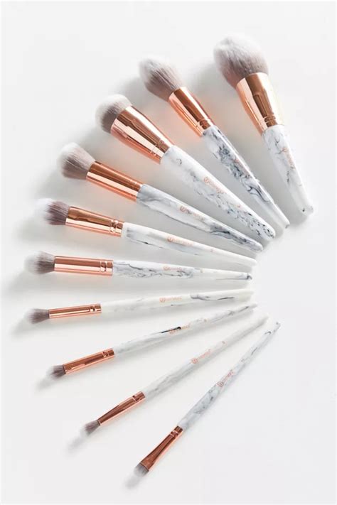 bh cosmetics Marble Luxe 10-Piece Brush Set | Urban Outfitters