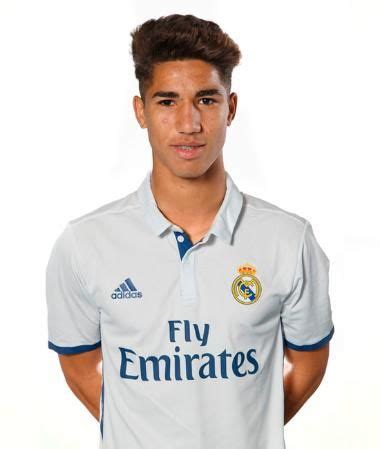 Achraf Hakimi Defender Real Madrid Castilla First Football, Football ...