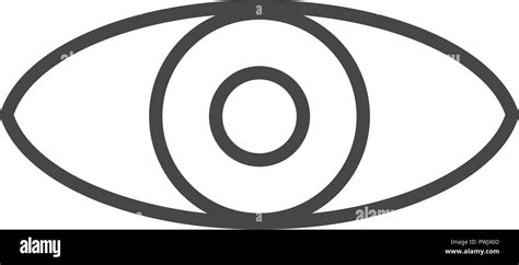 Surveillance Eye Symbol In Black And White Stock Vector Image And Art Alamy