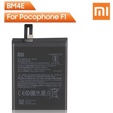 Xiaomi pocofone F1 batería BM4E 4000 mAh Grandado