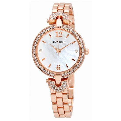 Ellen Tracy Quartz Ladies Watch Et5369rg Watches Jomashop