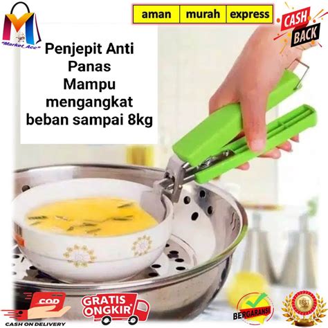 Jual Alat Penjepit Mangkok Piring Panci Anti Panas Japitan Panci