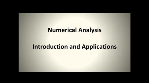 Numerical Methods Introduction Importance And Applications