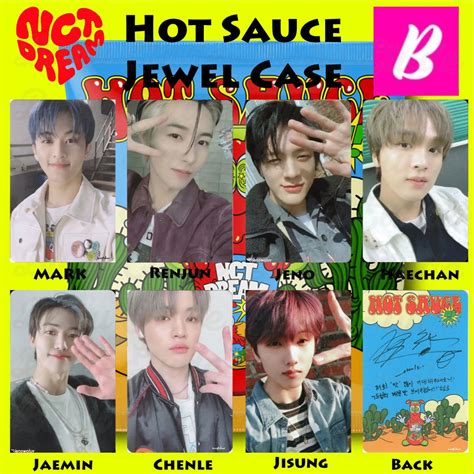 Jual Nct Dream Hot Sauce Jewel Case Ver Photocard Unofficial Shopee Indonesia