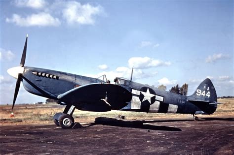 American Supermarine Spitfire Mk Xi Pa944 14th Ps 7th Prg World War