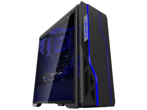 Gabinete Bluecase Gamer BG 009B RGB Lateral em Acrílico Mid Tower