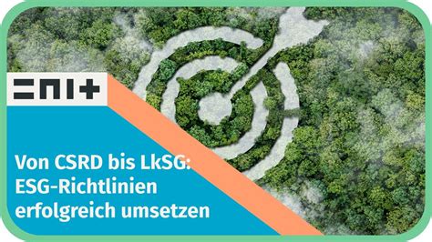 Webinar Von Csrd Bis Lksg Esg Richtlinien Erfolgreich Im