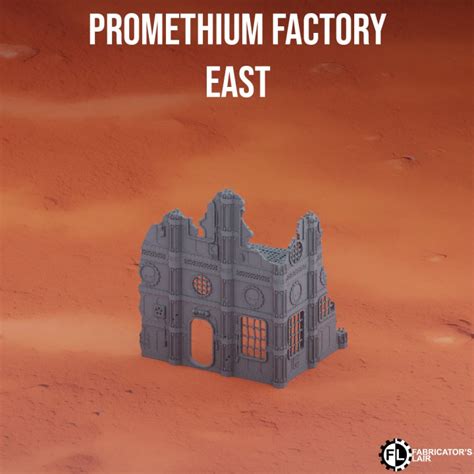 D Printable Grimdark Industrial Ruins Set By Fabricator S Lair