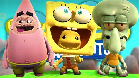 Play As Spongebob And Friends In Bikini Bottom Little Big Planet 3