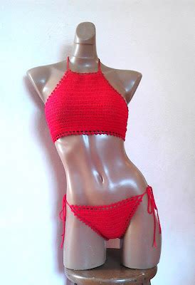 Corola S Artesanales BIKINI HALTER GUINDA