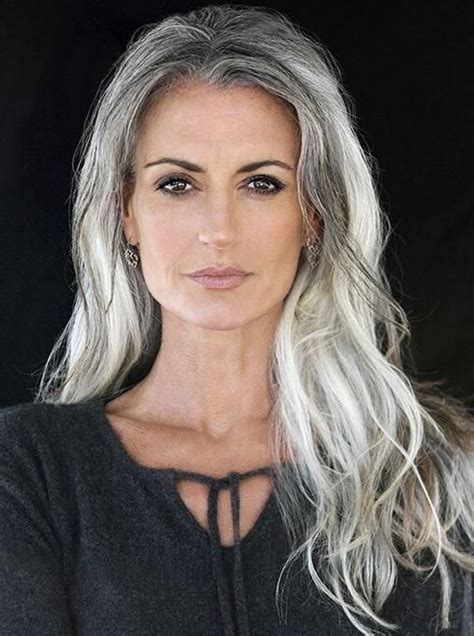 15 Best Long Hairstyles Grey Hair