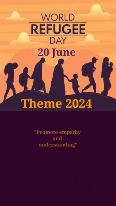 World Refugee Day Theme 2024 Worldrefugeeday Refugees Theme2024