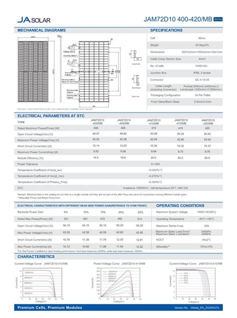 420W Solar Photovoltaic System 72 Cell MBB Bifacial Mono Perc Double