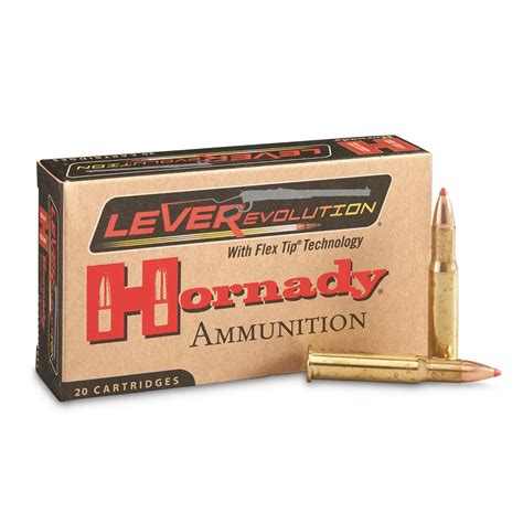 Hornady LEVERevolution 30 30 Winchester FTX 140 Grain 20 Rounds