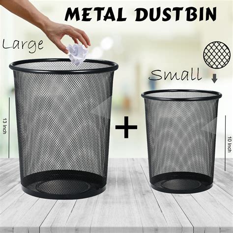 Metal Mesh Dustbins Steel Dustbin Dustbin For Office Use Dustbin For