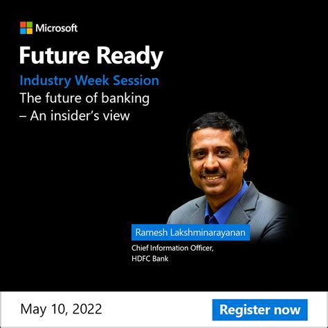 Microsoft India On Twitter Catch Ramesh Lakshminarayanan Chief