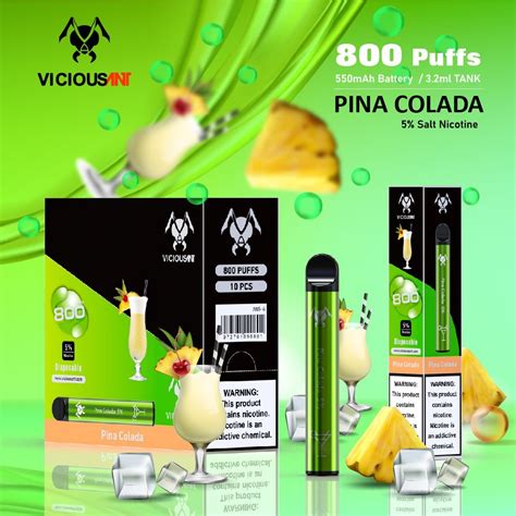 100 Original Vicious Ant 800 Puffs Disposable Vape Pen Pod China