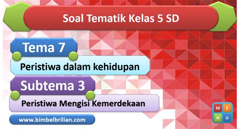 Materi Bahasa Indonesia Kelas Tema Subtema