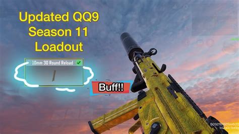 Buff This Attachment Makes The Qq9 The Best Smg🔥 Season 11 Best Qq9 Gunsmith Loadout Codm