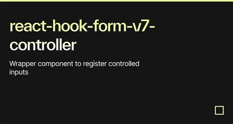 React Hook Form V7 Controller Codesandbox