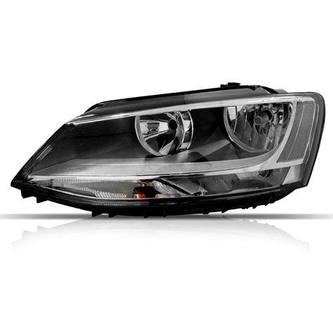 Farol Jetta 2011 2012 2013 2014 Foco Duplo Mascara Negra